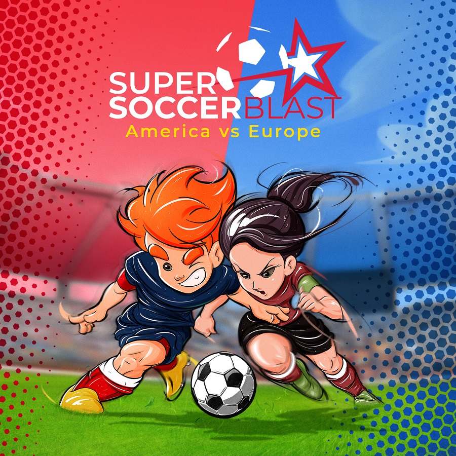 Super Soccer Blast America vs Europe Videogame