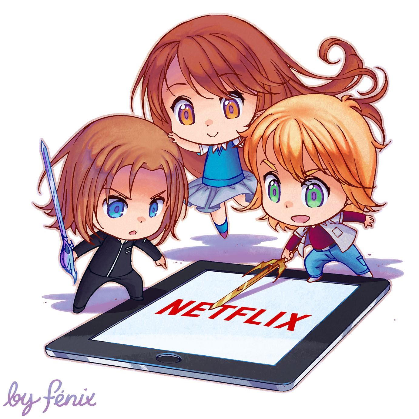 Memorias de Idhún - Netflix - illustration