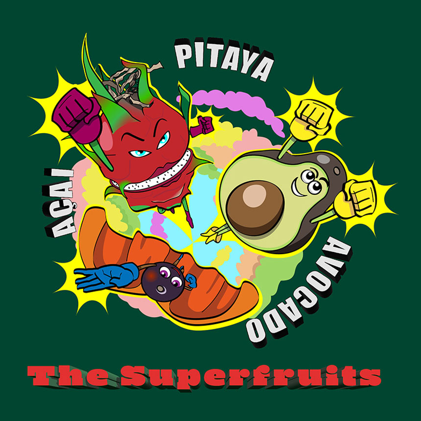 The Superfruits - disseny de mascota